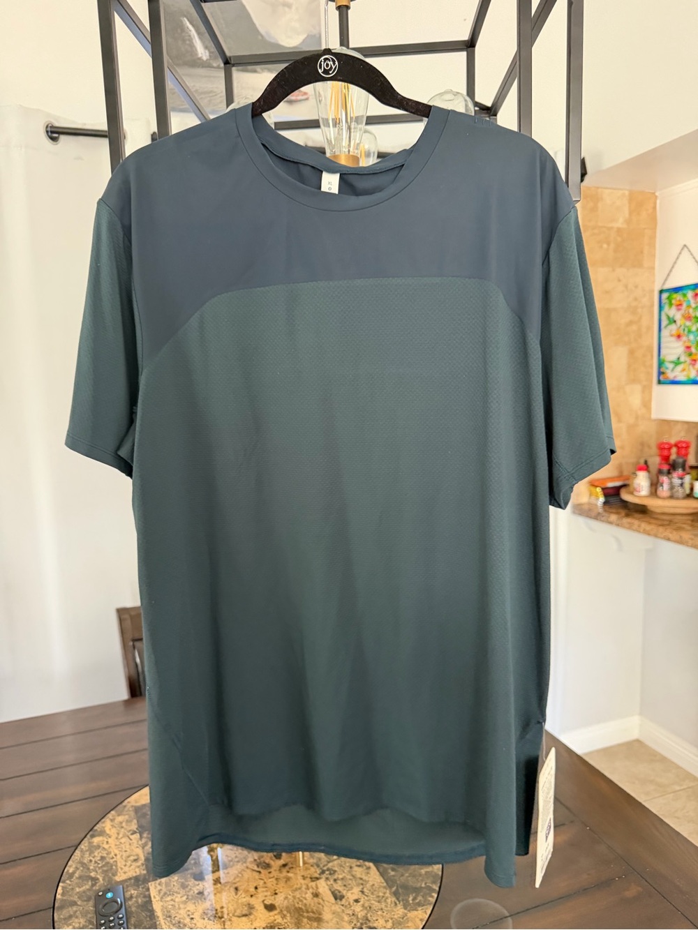 lululemon athletica Men's Short-Sleeve Tech Tee - Slate Blue Green
